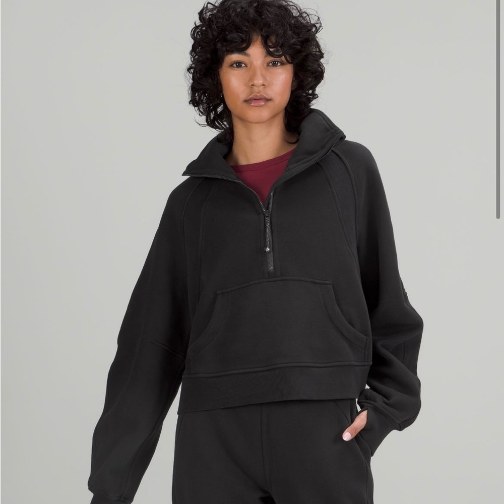 Lululemon scuba oversized funnel neck half zip